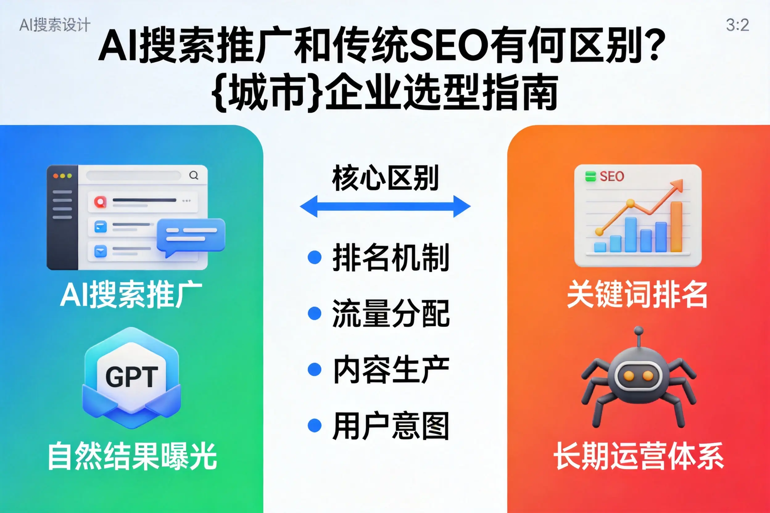 AI搜索推广和传统SEO有何区别?鹰潭企业选型指南