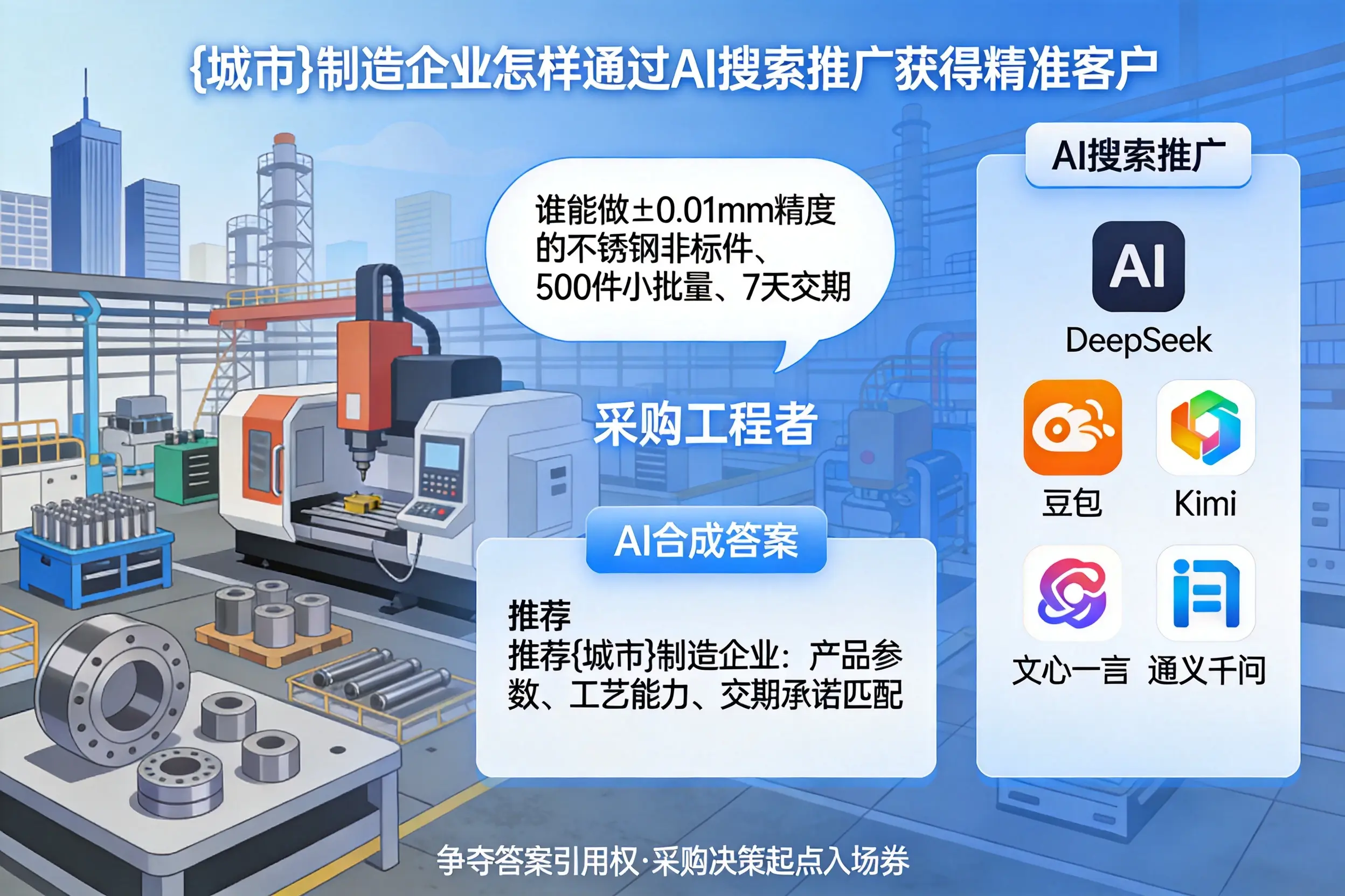 鹰潭制造企业怎样通过AI搜索推广获得精准客户