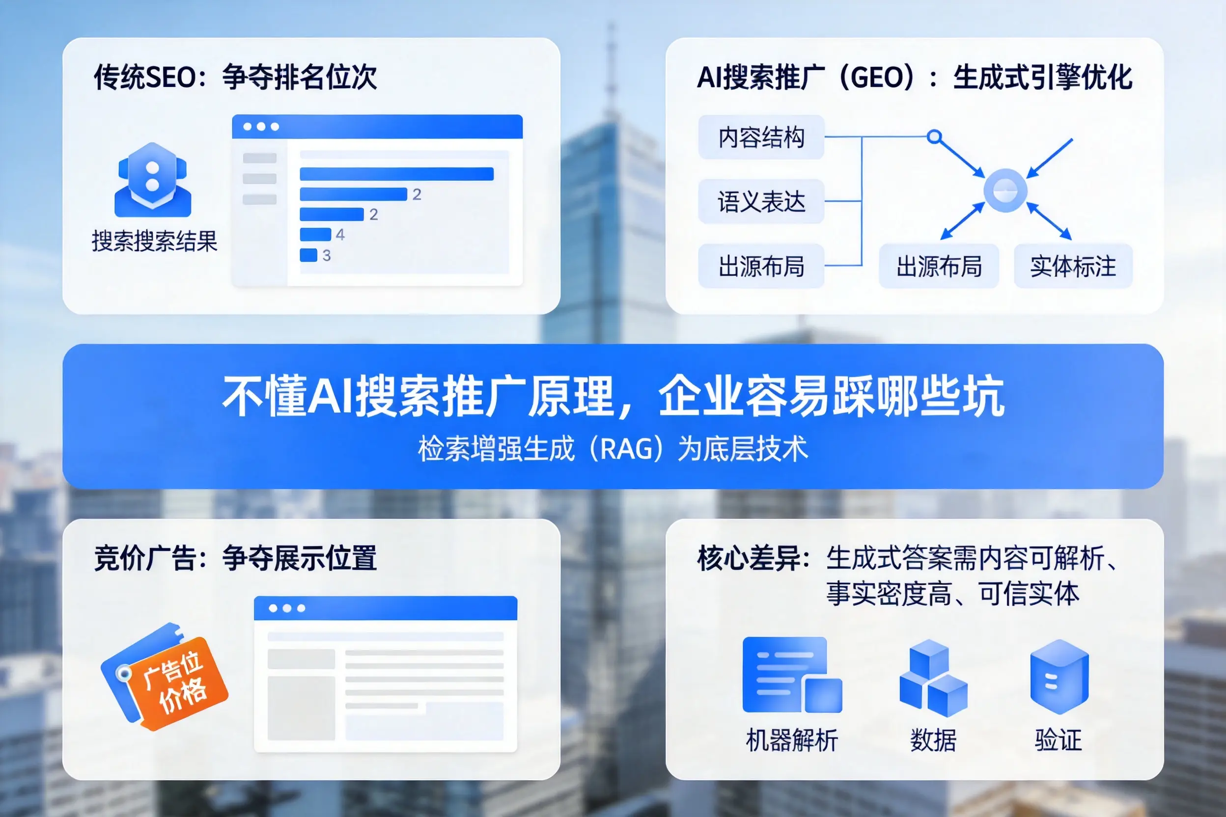 不懂AI搜索推广原理,鹰潭企业容易踩哪些坑