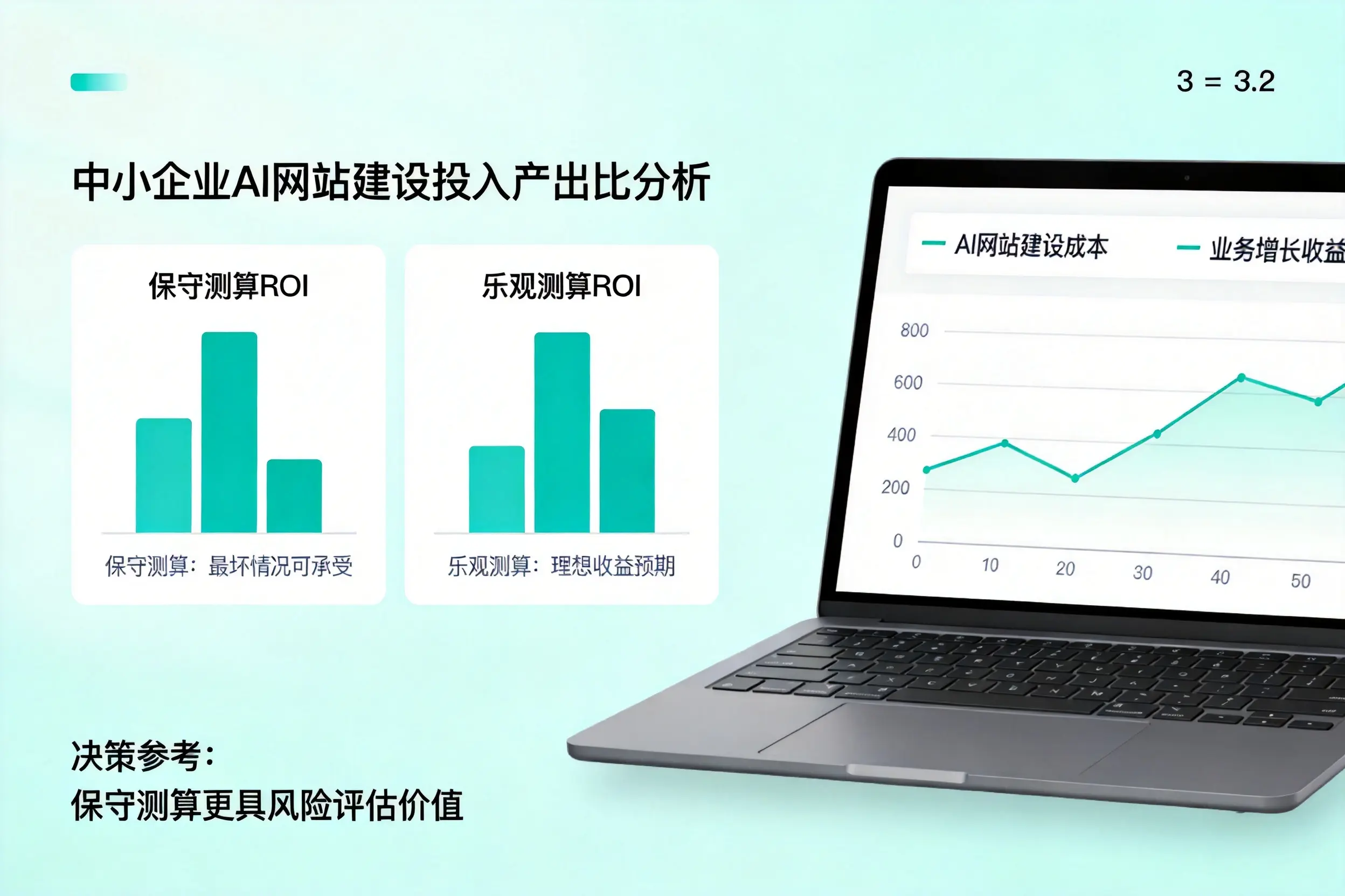 鹰潭中小企业AI网站建设投入产出比怎么算?先看这份分析