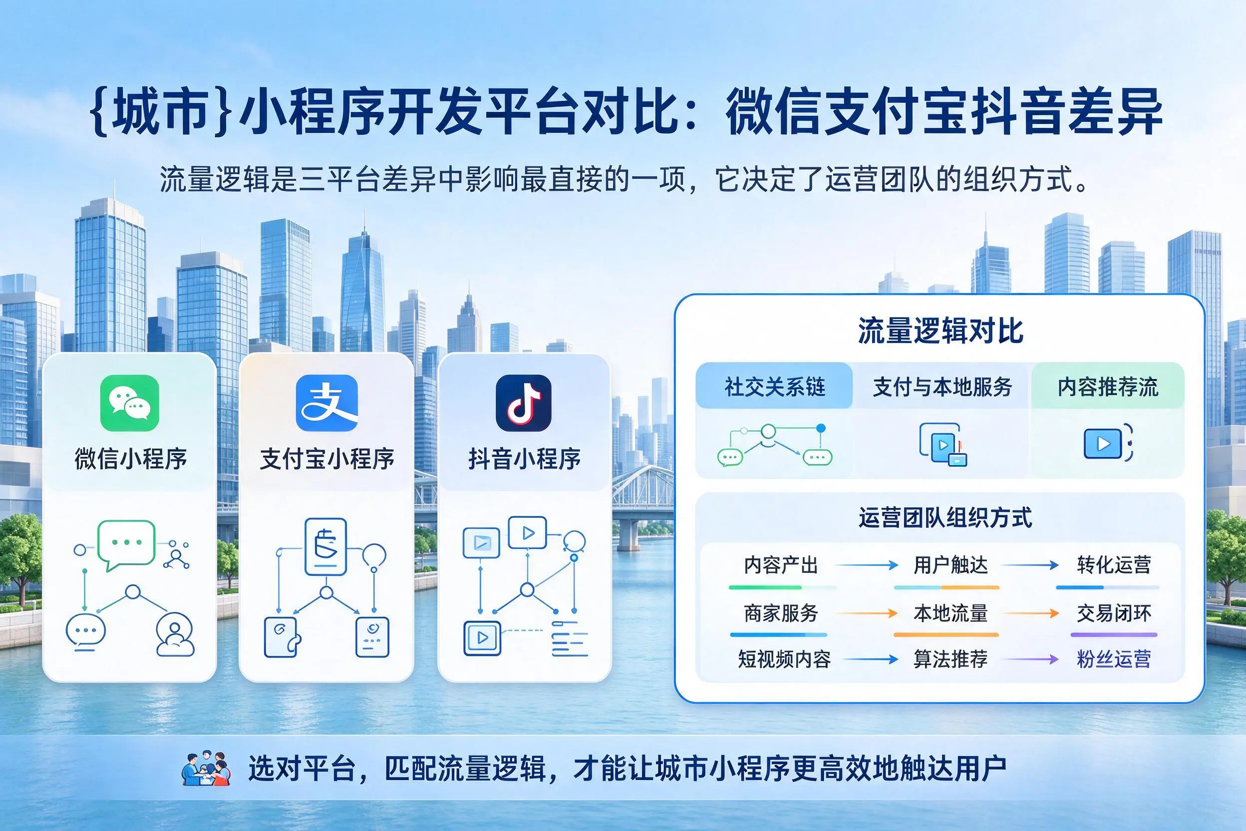 鹰潭小程序开发平台对比：微信支付宝抖音差异