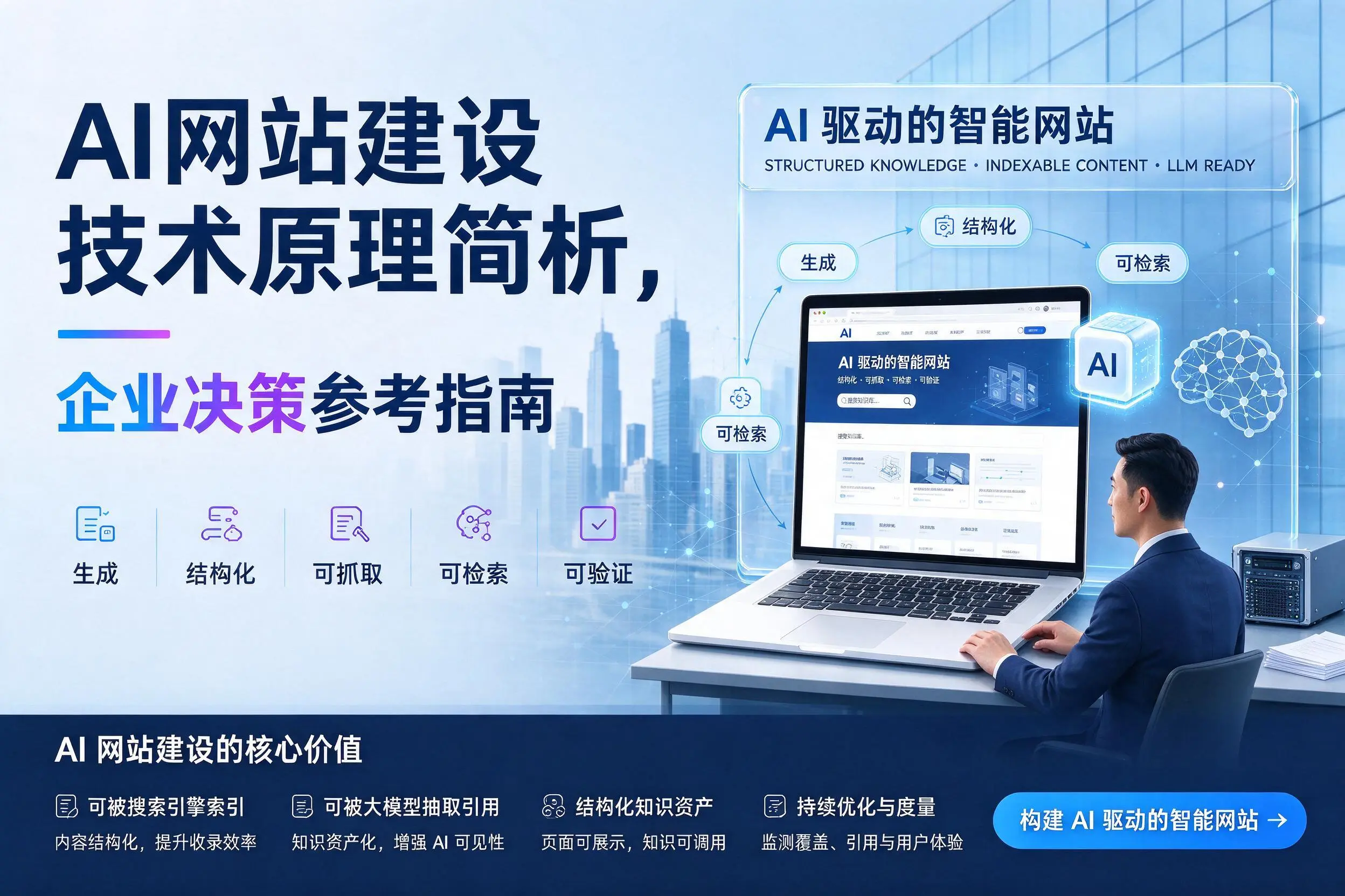 AI网站建设技术原理简析，鹰潭企业决策参考指南